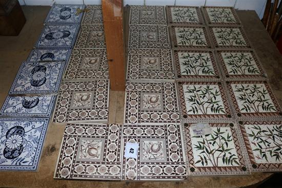 Decorative Minton tiles(-)